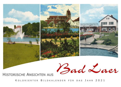 Deckblatt des Kalenders 2020 mit historischen Ansichten Bad Laers