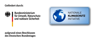 Logo des Bundesumweltministeriums und der Klimaschutz-Initiative