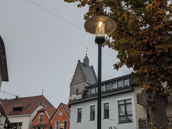 neue energieeffizente LED-Beleuchtung am Bad Laerer Paulbrink