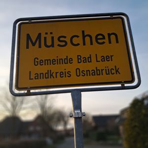 Ortsschild Müschen-Bad Laer